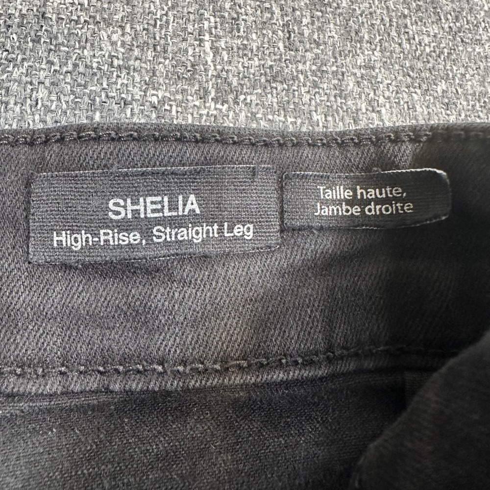 Mavi Jeans Womens 27/29 Shelia Black High-Rise Straight Leg Patch Pockets - Picture 5 of 12